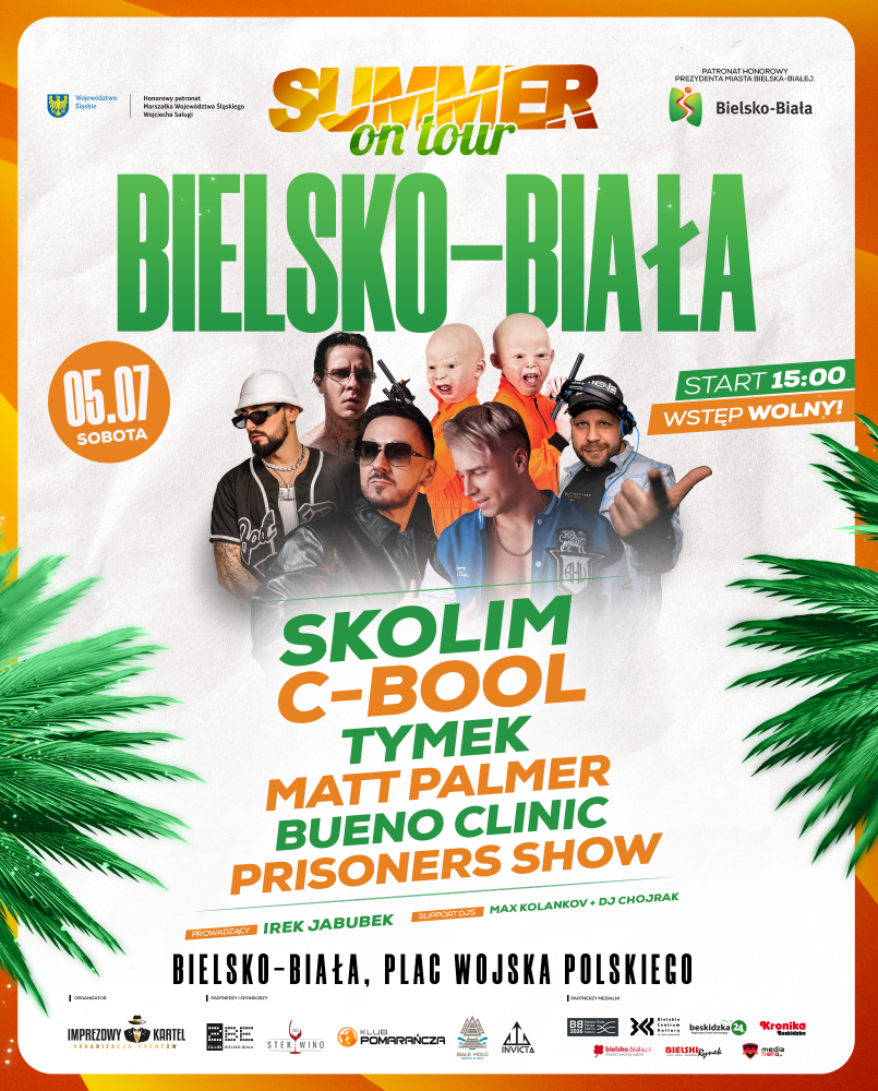 Plakat summer on tour