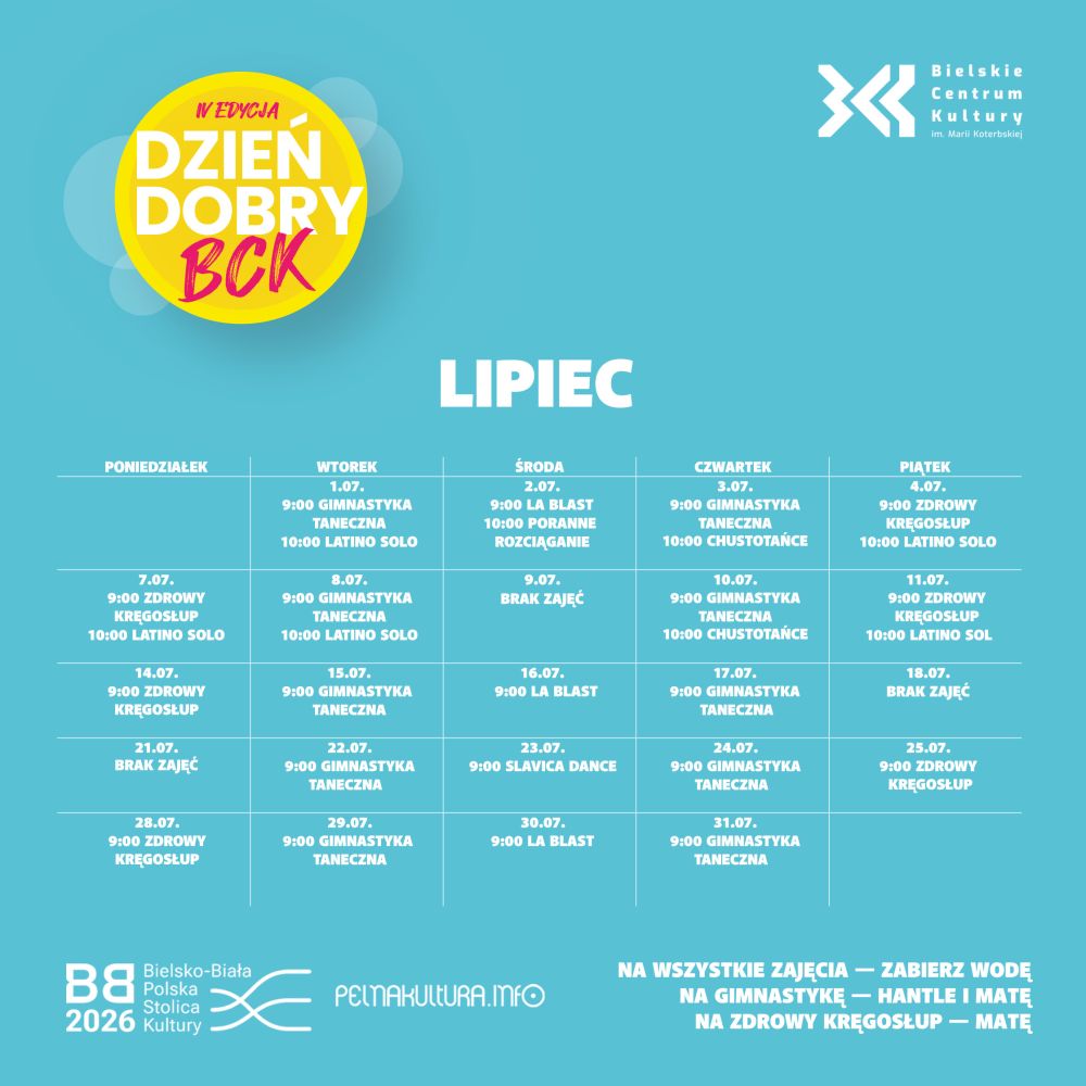 plakat ddbck lipiec